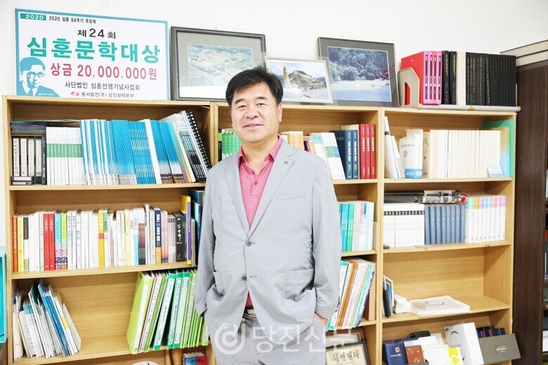 심훈선생기념사업회 한기흥 이사장. ⓒ조혜미